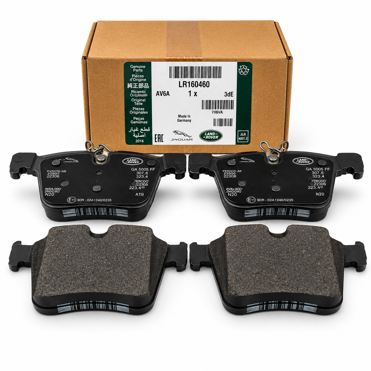 Genuine Land Rover Rear Brake Pads - LR160460