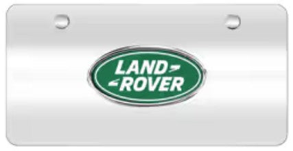 Land Rover Logo License Plate - Silver Finish - LR007528 or VPLDY0100