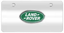 Land Rover Logo License Plate - Silver Finish - LR007528 or VPLDY0100