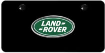 Land Rover Logo License Plate - Black Finish - LR007529 or VPLDY0101