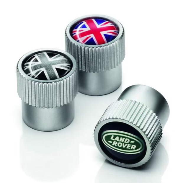 LAND ROVER STYLED VALVE CAPS - LAND ROVER - VPLRW0148