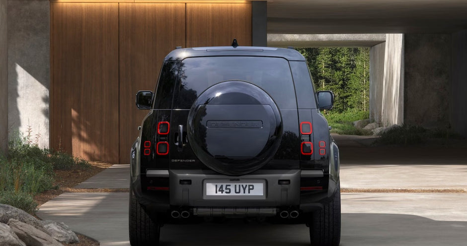 LAND ROVER DEFENDER SPARE TIRE COVER - BLACK - VPLEW0157