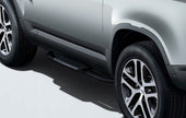 Defender 90 Fixed Side Steps - Black - VPLEP0524