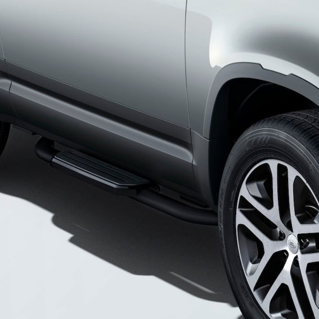 Defender 90 Fixed Side Steps - Black - VPLEP0524