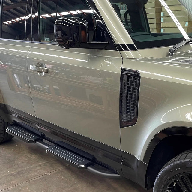 Defender Fixed Side Steps - Black - VPLEP0513